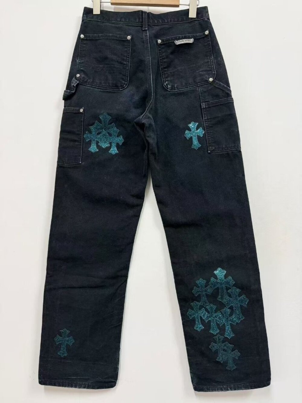 Chrome Hearts Carharrt Glaxy patches jeans